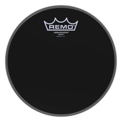 Ambassador Ebony Series Drumhead - Snare/Tom 8″ Diameter Model