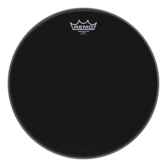 Ambassador Ebony Series Drumhead - Snare/Tom 14″ Diameter Model