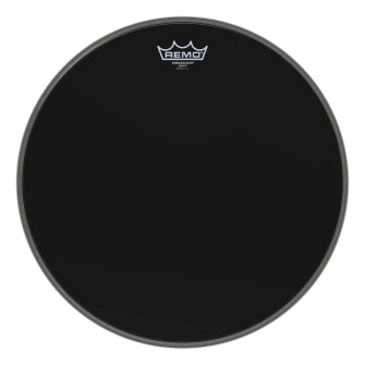 Ambassador Ebony Series Drumhead - Bass 16″ Diameter Model