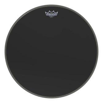Ambassador Ebony Series Drumhead - Bass 18″ Diameter Model