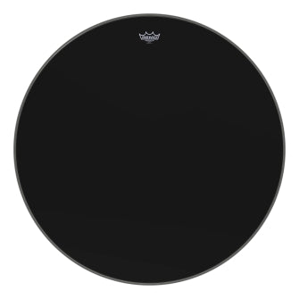 Ambassador Ebony Series Drumhead - Bass 32″ Diameter Model