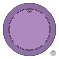 Powerstroke® P3 Colortone™ Purple Skyndeep® Drumhead - Bass Batter 22″ Model