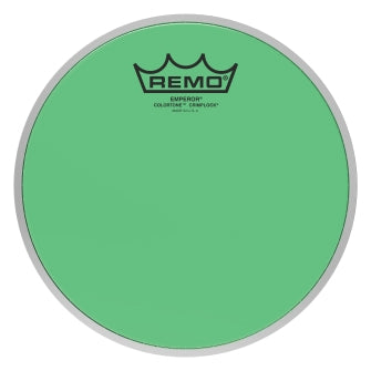 Emperor® Colortone™ Crimplock® Green Drumhead - Tenor Drumhead 8″ Model