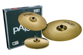 101 Brass Universal Set - 14″ Hi-Hat, 16″ Crash, 20″ Ride