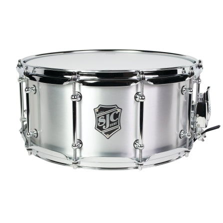 Alpha Aluminum Snare, 6.5″ x 14″ - 1.2mm Brushed Aluminum shell