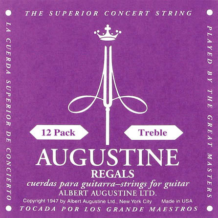 Regal/Trebles – Extra High Tension Nylon Guitar Strings - 12 Packs of All 6 Strings