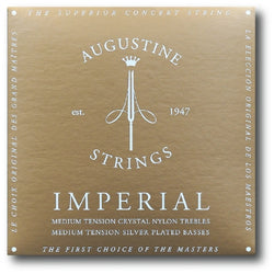 Imperial/Red – Medium Tension Nylon Guitar Strings - 12 Packs of All 6 Strings