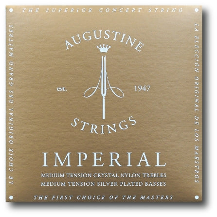 Imperial/Red – Medium Tension Nylon Guitar Strings - 12 Packs of All 6 Strings
