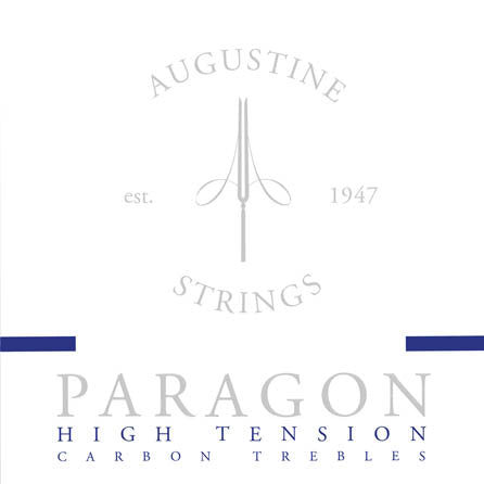 Paragon/Blue – High Tension Carbon Treble Guitar Strings - String Set 12-Pack