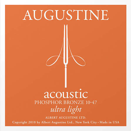 Acoustic Phosphor Bronze Guitar Strings - Ultra-Light (10-47) 12-Pack Set