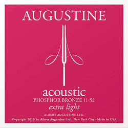 Acoustic Phosphor Bronze Guitar Strings - Extra-Light (11-52) 12-Pack Set