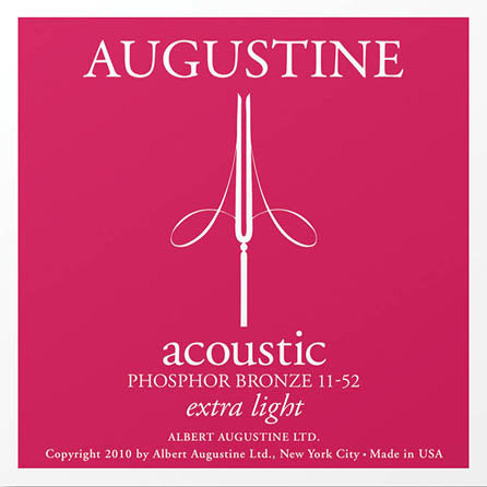Acoustic Phosphor Bronze Guitar Strings - Extra-Light (11-52) 12-Pack Set