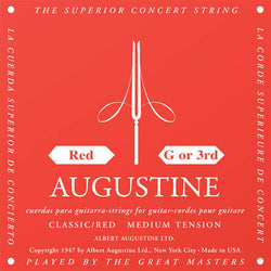 Classic/Red – Medium Tension Nylon Guitar Strings - Single G (3rd) String