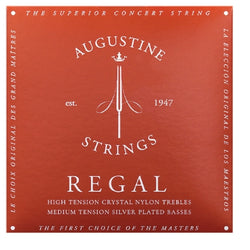Regal/Red – Medium Tension Nylon Guitar Strings - 1 Set of All 6 Strings