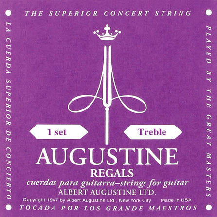 Regal/Trebles – Extra High Tension Nylon Guitar Strings - 1 Set of All 6 Strings
