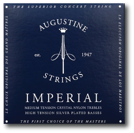 Imperial/Blue – High Tension Nylon Guitar Strings - 1 Set of All 6 Strings
