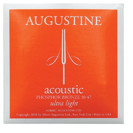 Acoustic Phosphor Bronze Guitar Strings - Ultra-Light (10-47) Single Set