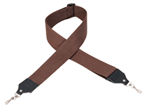 Cotton Banjo Strap – Brown - Folk Instruments Series – 2″ Wide