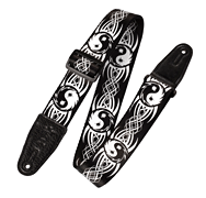 Polyester Guitar Strap – Tribal Ying Yang - Print Series – 2″ Wide