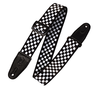 Polyester Guitar Strap – Checkerboard - Print Series – 2″ Wide