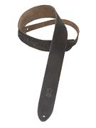 Suede Guitar Strap – Black - Classics Series – 2″ Wide