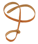 Suede Mandolin Strap – Honey - Folk Instruments Series – 3/4″ Wide