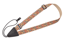 Cork Ukulele/Classical Strap – Chevron - Folk Instruments Series – 1″ Wide