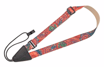 Cork Ukulele/Classical Strap – Paisley - Folk Instruments Series – 1″ Wide