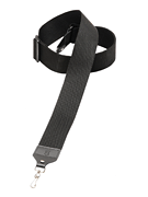 Soft-Hand Polypropylene Banjo Strap – Black - Folk Instruments Series – 2″ Wide