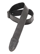 Garment Leather Guitar Strap – Black - Classics Series – 2″ Wide