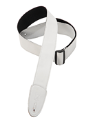Garment Leather Guitar Strap – White - Classics Series – 2″ Wide