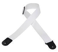 Polypropylene Guitar Strap – White - Classics Series – 2″ Wide