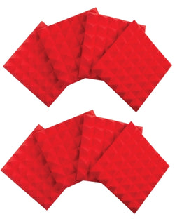 Eight Pack of 2″-Thick Acoustic Foam Pyramid Panels 12″x12″