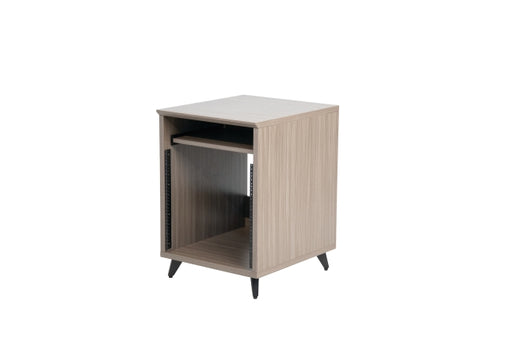 Elite Furniture Series 10U Studio Rack Table - Driftwood Grey Finish