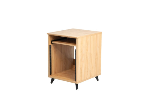 Elite Furniture Series 10U Studio Rack Table - Natural Maple Matte Finish