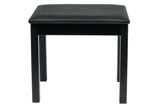 Deluxe Wooden Keyboard & Piano Bench with Flip-Up Storage Compartment - Black