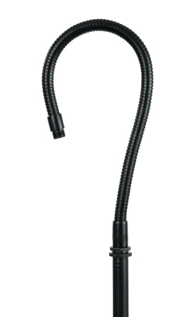 Frameworks 19“ Solid Steel Gooseneck With Black Finish