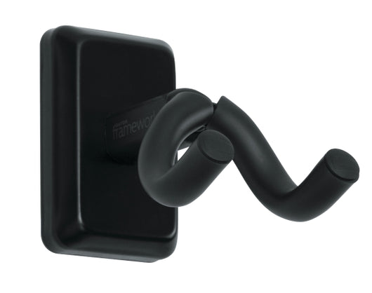 Gator Frameworks Wall Mounted Ukulele/mandolin Hanger With Black Mounting Plate