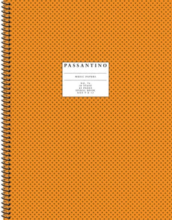 74. Spiral Book: 10-stave - Passantino Manuscript Paper