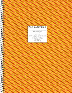 159. Spiral Book 4-Stave/16 Chord Boxes (Guitar) - Passantino Manuscript Paper