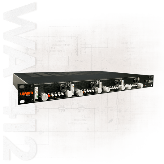 Warm Audio WA-412 4-Channel Mic Preamp