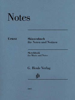 Sketchbook - for Music and Notes