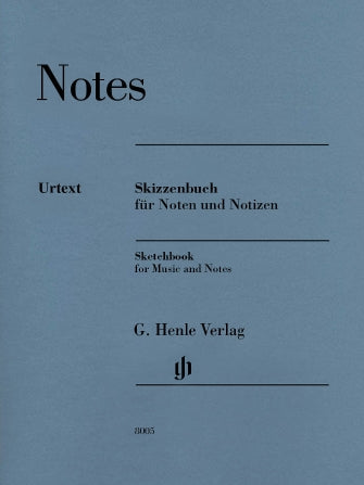 Sketchbook - for Music and Notes