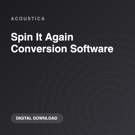 Acoustica Spin It Again Conversion Software