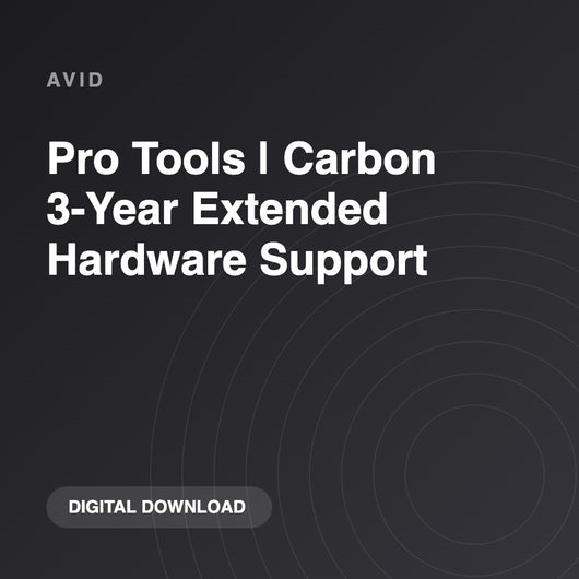 Avid Pro Tools | Carbon 3-Year Extended Hardware Support