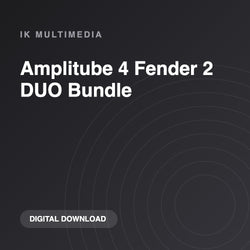 IK Multimedia Amplitube 4 Fender 2 DUO Bundle