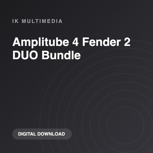 IK Multimedia Amplitube 4 Fender 2 DUO Bundle