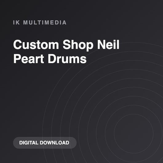 IK Multimedia Custom Shop Neil Peart Drums