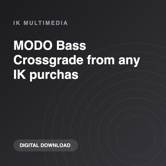 IK Multimedia MODO Bass Crossgrade from any IK purchas