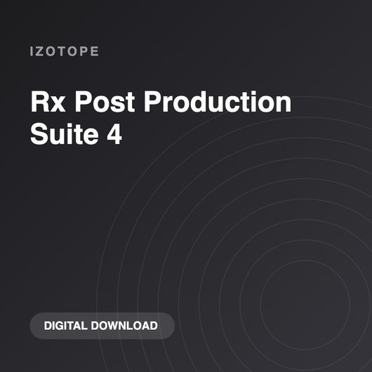 iZotope Rx Post Production Suite 4